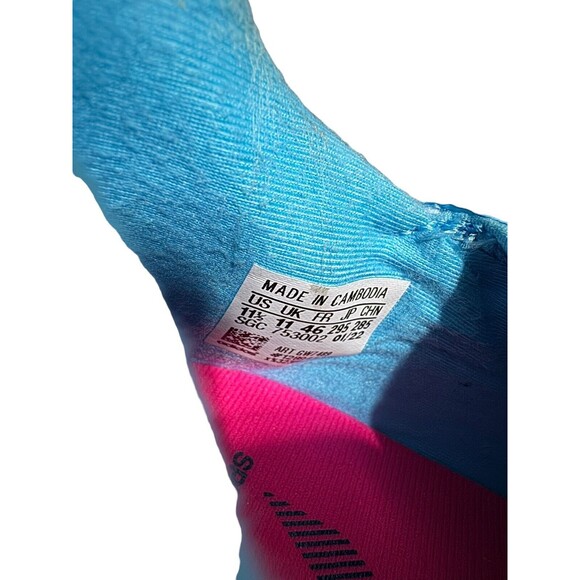 Men Adidas X Speed flow.3 tF Size 11.5 Brand New Adidas Blue Soccer Indoor Cleat - Picture 8 of 11